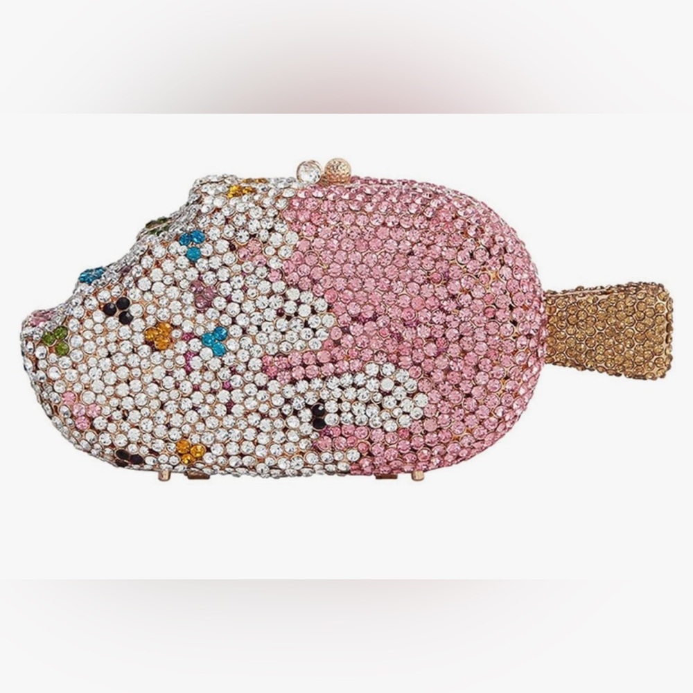 “ICE POP” evening rhinestone purse